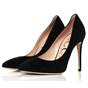 Gucci Women's Black Suede Point Toe Stiletto Heel Pump Size 36.5 (MSRP $720)
